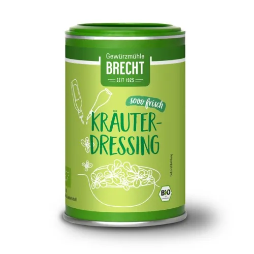 Gewürzmühle Brecht GmbH Gewürze Und Kräuter|Glutenfreie Lebensmittel^Brecht - Kräuterdressing bio, 70g