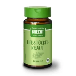 Gewürzmühle Brecht GmbH Gewürze Und Kräuter|Glutenfreie Lebensmittel^Brecht - Liebstöckel gerebelt im Glas, bio 12,5g