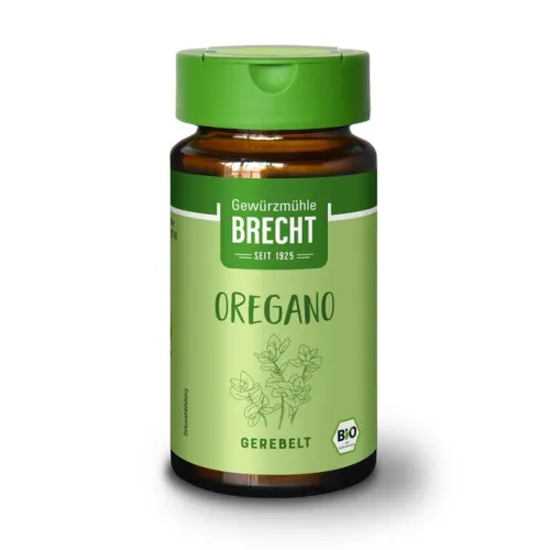 Gewürzmühle Brecht GmbH Gewürze Und Kräuter|Glutenfreie Lebensmittel^Brecht - Oregano gerebelt bio im Glas 10g