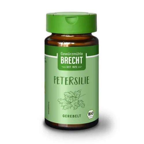 Gewürzmühle Brecht GmbH Gewürze Und Kräuter|Glutenfreie Lebensmittel^Brecht - Petersilie gerebelt bio vegan 10g