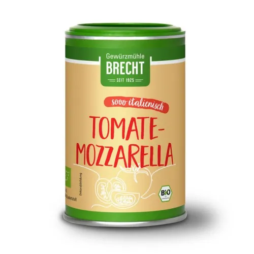 Gewürzmühle Brecht GmbH Gewürze Und Kräuter^Brecht - Würzmischung Tomate-Mozzarella bio, 130g