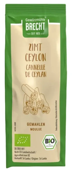 Gewürzmühle Brecht GmbH Gewürze Und Kräuter^Brecht - Zimt Ceylon Nachfüllbeutel bio, 45g