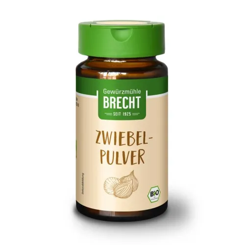 Gewürzmühle Brecht GmbH Gewürze Und Kräuter|Glutenfreie Lebensmittel^Brecht - Zwiebelpulver bio 35g
