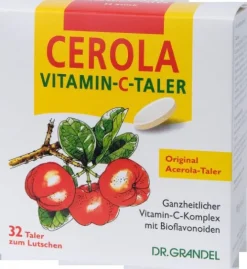 Dr. Grandel/KEIMDIAET Vitamine Und Mineralien|Immunsystem^Cerola Vitamin C-Taler, 32 St.