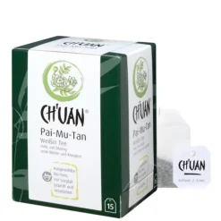 SALUS Glutenfreie Lebensmittel^CH'UAN - Weißer Tee Pai-Mu-Tan bio vegan 15 Filterbeutel