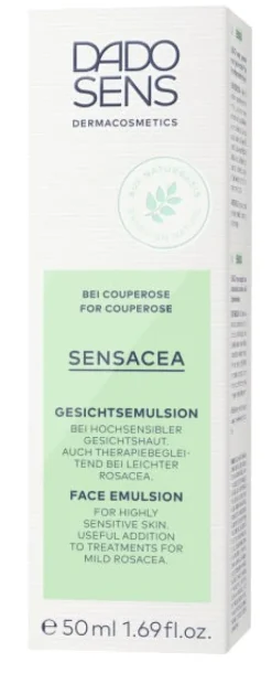 Dado Sens Dermacosmetics Naturkosmetik|Gesichtspflege^DADO SENS - SENSACEA GESICHTSEMULSION 50ml