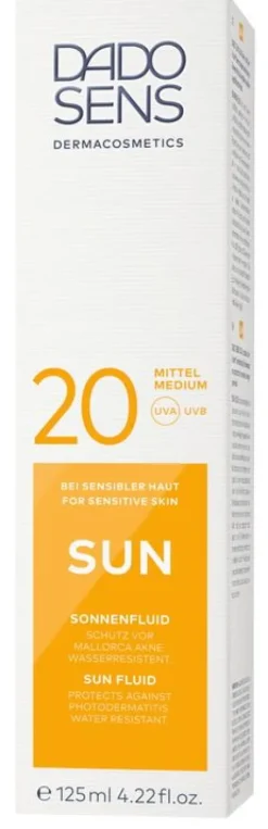 Dado Sens Dermacosmetics Sonnenschutz^DADO SENS - SUN SONNENFLUID SPF 20 125ml