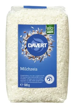 DAVERT Reis|Glutenfreie Lebensmittel^- Milchreis, 500g