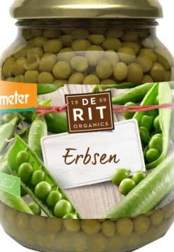 DE RIT Hülsenfrüchte|Hülsenfrüchte^- Erbsen fein im Glas bio 350g