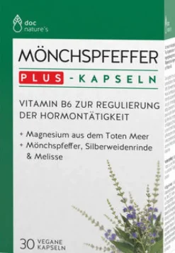 Doc nature´s Vitamine Und Mineralien^- Mönchspfeffer Plus Kapseln, 30 Kaps.