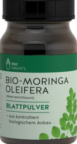 GESUND & LEBEN Glutenfreie Lebensmittel^Doc nature´s - Moringa Oleifera Blattpulver, bio 100g