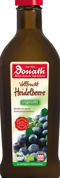 HÜBNER Fruchtsäfte^Donath - Vollfrucht Heidelbeere ungesüßt 500ml