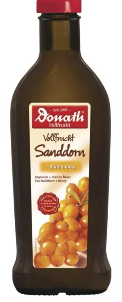 HÜBNER Fruchtsäfte^Donath - Vollfrucht Sanddorn + Blütenhonig 500ml