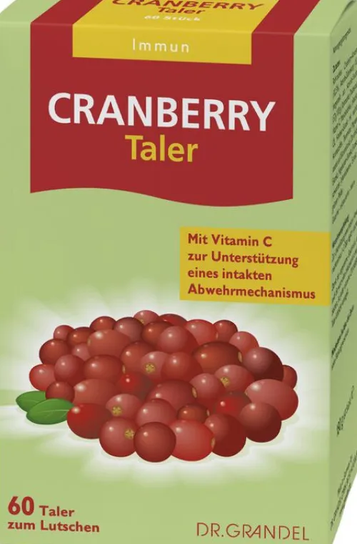 Dr. Grandel/KEIMDIAET Cranberry^Dr. Grandel - Cranberry Taler, 60 Stück, 198g