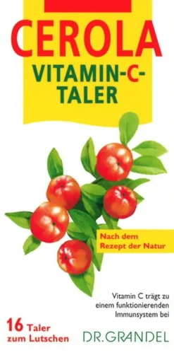 Dr. Grandel/KEIMDIAET Zellschutz|Vitamine Und Mineralien^Dr. Grandel CEROLA Vitamin-C-Taler, 16 Taler