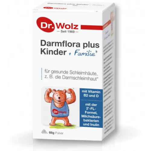 Kinder Dr. Wolz Zell GmbH Sonstige Arzneimittel|Vitamine Und Mineralien^Dr. Wolz - Darmflora plus Kinder + Familie 68 g