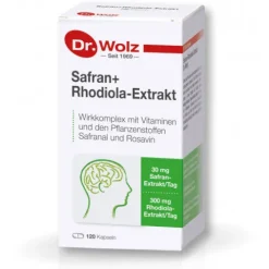 Dr. Wolz Zell GmbH Gedächtnisleistung^Dr. Wolz - Safran + Rhodiola - Extrakt 120 Stk.