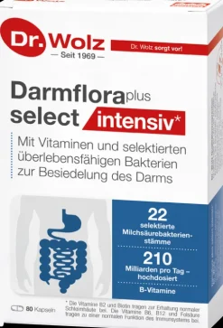 Dr. Wolz Zell GmbH Verdauung^Dr. Wolz, Darmflora Plus Select intensiv, 80 Kp