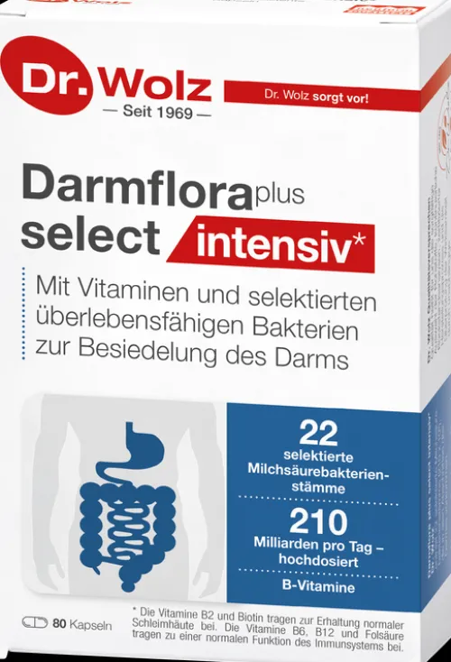 Dr. Wolz Zell GmbH Verdauung^Dr. Wolz, Darmflora Plus Select intensiv, 80 Kp