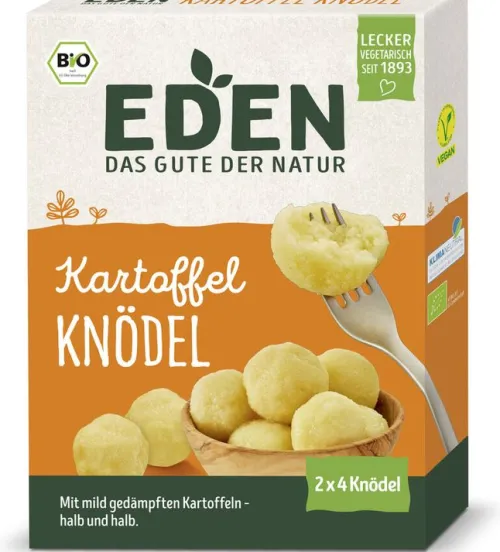 EDEN Fertiggerichte|Fertiggerichte^- Kartoffelknödel glutenfrei bio, 230g