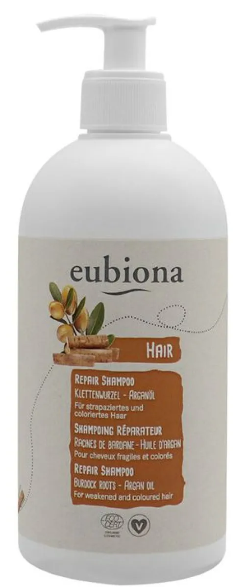 Eubiona Hautpflege|Duschgel^- Shampoo Repair Klettenwurzel-Argan, 500ml