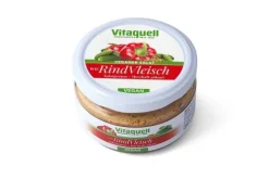 Fauser Vitaquellwerk KG (GmbH & Co.) Vegane Brotaufstriche|Pikante Brotaufstriche^Fauser-Vitaquell - RindVleisch Salatgenuss Herzhaft-pikant glutenfrei vegan  180g
