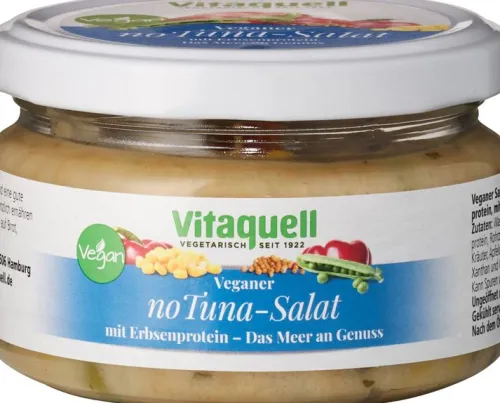 Fauser Vitaquellwerk KG (GmbH & Co.) Pikante Brotaufstriche^Fauser-Vitaquell - ThunVisch Salatgenuss Mild-pikant 180g Veganer Salat