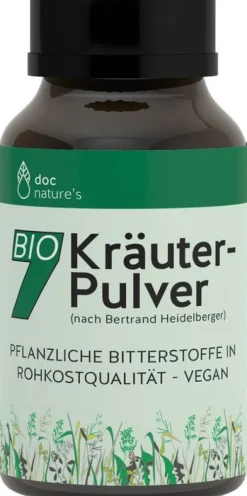 GESUND & LEBEN Gewürze Und Kräuter|Glutenfreie Lebensmittel^- doc nature's  BIO 7 Kräuterpulver - Glas, 75g