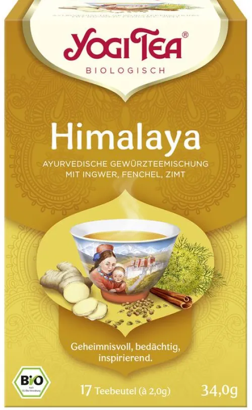 Yogi Tea Glutenfreie Lebensmittel^Golden Temple Yogi - Yogi Tee Himalaya bio 17x2,0g
