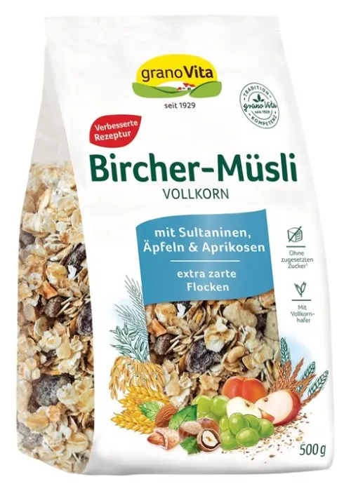 Grano Vita Breie & Müsli^- Bircher Müsli 500g