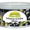 Grano Vita Vegane Brotaufstriche|Pikante Brotaufstriche^GranoVita - Schwarze & Grüne Olive Sandwich Pastete glutenfrei vegan 125g