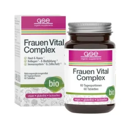 Gse-Vertrieb GmbH Vitamine Und Mineralien^GSE - Frauen Vital Complex (Bio), 60 Tabl. à 500mg, 30g