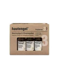 hautengel Naturkosmetik|Gesichtspflege^- Probierset 3: Meeresalge & Olivensqualan, 15ml