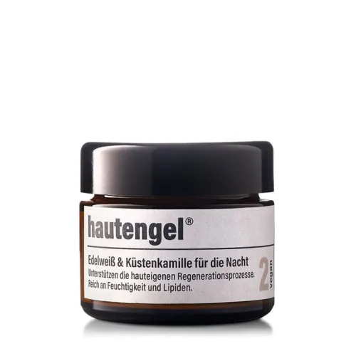 hautengel Naturkosmetik|Nachtcremes^Nr,2 - Edelweiß & Küstenkamille für die Nacht, 50ml