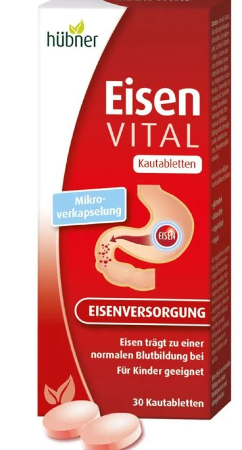 HÜBNER Eisen^Hübner - Eisen VITAL M+ Kautabletten 30Stk