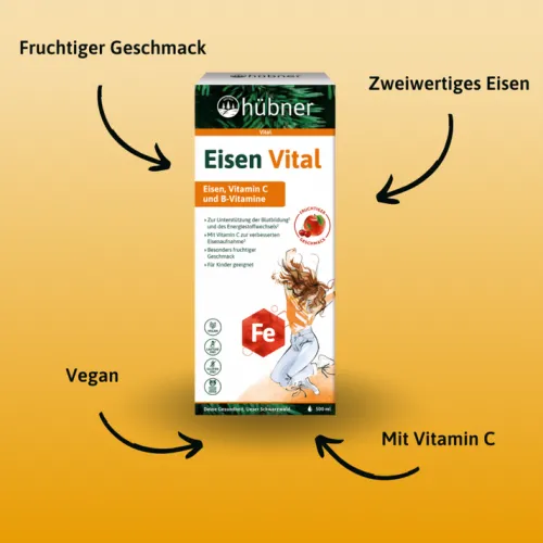 HÜBNER Vitamine Und Mineralien|Eisen^Hübner - Eisen Vital, 500ml