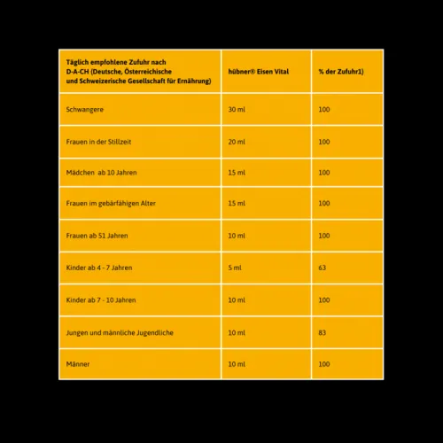 HÜBNER Vitamine Und Mineralien|Eisen^Hübner - Eisen Vital, 500ml