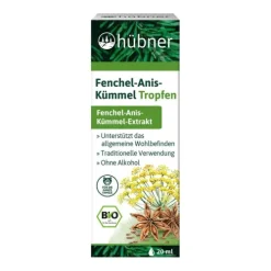 HÜBNER Pflanzen Und Kräuter^Hübner -  Fenchel-Anis-Kümmel Tropfen, 20ml