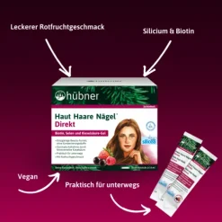 HÜBNER Haare, Haut Und Nägel^Hübner - Haut Haare Nägel Direkt Rotfrucht, 30 Direktsticks à 15ml