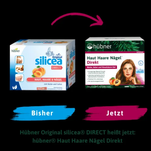 HÜBNER Haare, Haut Und Nägel^Hübner - Haut Haare Nägel direkt Aprikose, 30 Direktsticks à 15ml