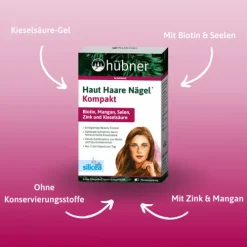 HÜBNER Haare, Haut Und Nägel^Hübner - Haut Haare Nägel Kompakt Kapseln, 30 Kaps.