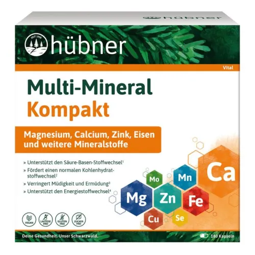 HÜBNER Vitamine Und Mineralien|Eisen^Hübner - Multi-Mineral Kompakt, 168g