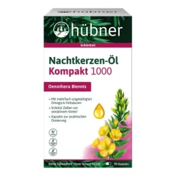 HÜBNER Haare, Haut Und Nägel^Hübner - Nachtkerzen-Öl Kompakt 1000, 90 Kps.