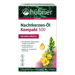 HÜBNER Vitamine Und Mineralien|Haare, Haut Und Nägel^Hübner - Nachtkerzen-Öl Kompakt 500, 60 Kps