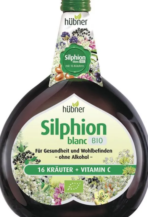 HÜBNER Fruchtsäfte|Glutenfreie Lebensmittel^Hübner - Silphion blanc 16-Kräuter + Vitamin C bio 720ml