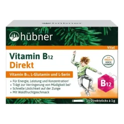 HÜBNER Herz Und Kreislauf|Gedächtnisleistung^Hübner - Vitamin B12 Direkt, 15g