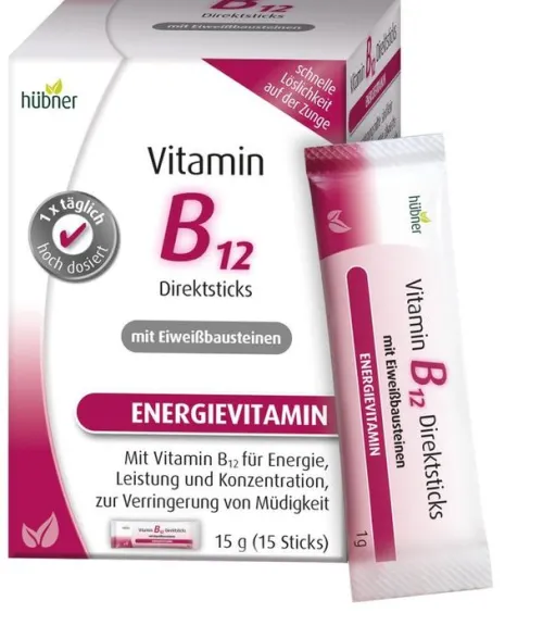 HÜBNER Gedächtnisleistung^Hübner - Vitamin B12 Direktsticks 15g