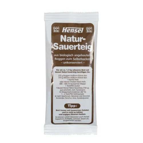SCHOENENBERGER Backwaren & -Mischungen^Hensel - Natursauerteig, Bio, 150g