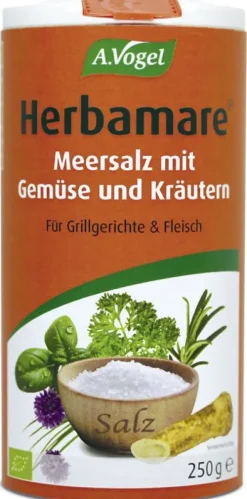 A. Vogel Gewürze Und Kräuter|Glutenfreie Lebensmittel^Herbamare - Trocomare Kräutersalz 250g Streudose