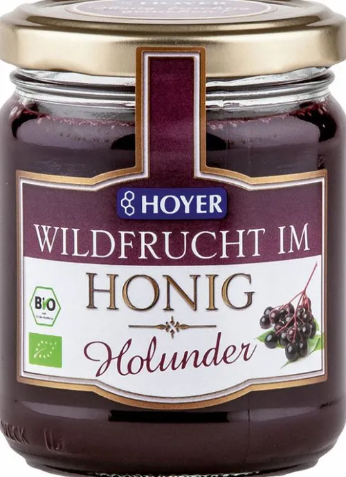 Hoyer Honige^- Bio Holunder im Honig, 250g